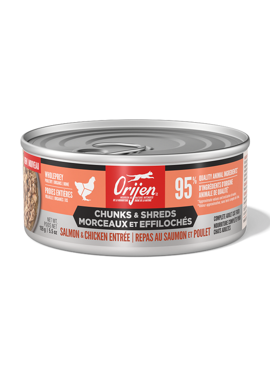 Chunks & Shreds, Salmon & Chicken Entr&eacute;e